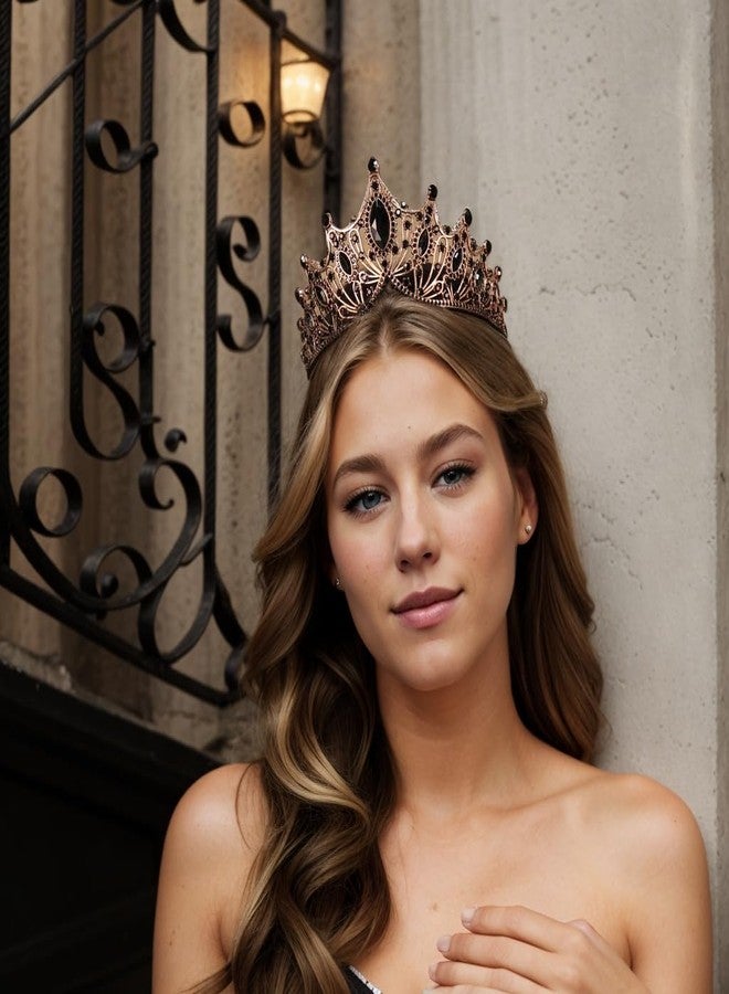 Rannyrena Rhinestone Crystal Tiara Crown for Women Silver Bridal Wedding Headband Elegant Princess Hair Accessories for Birthday Prom Quinceanera - Image 5